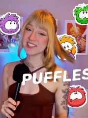 Capa do vídeo sobre puffles do Club Penguin