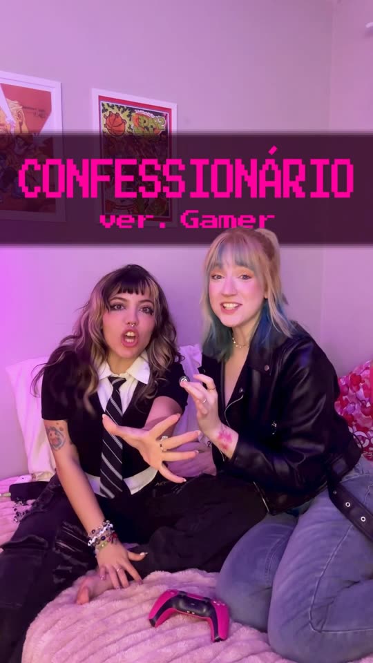 Confessionário versão gamer, collab da Steph com Medu Gomez
